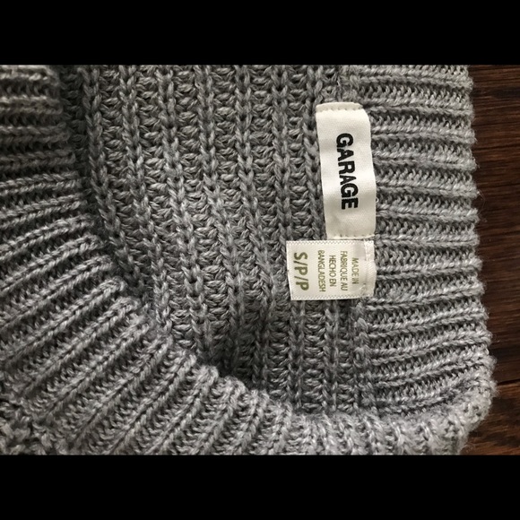 Grey knit sweater - Picture 2 of 2